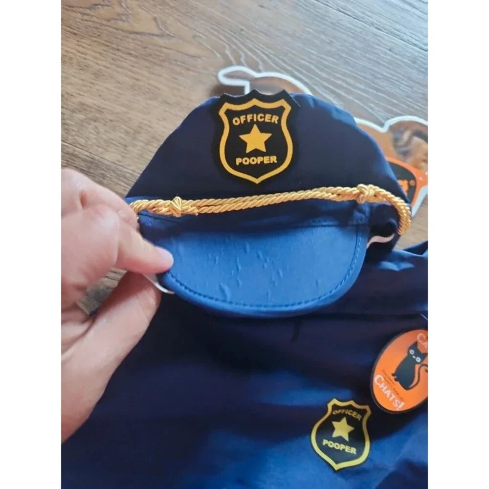 Cats or dogs police officer Halloween costume size M/L